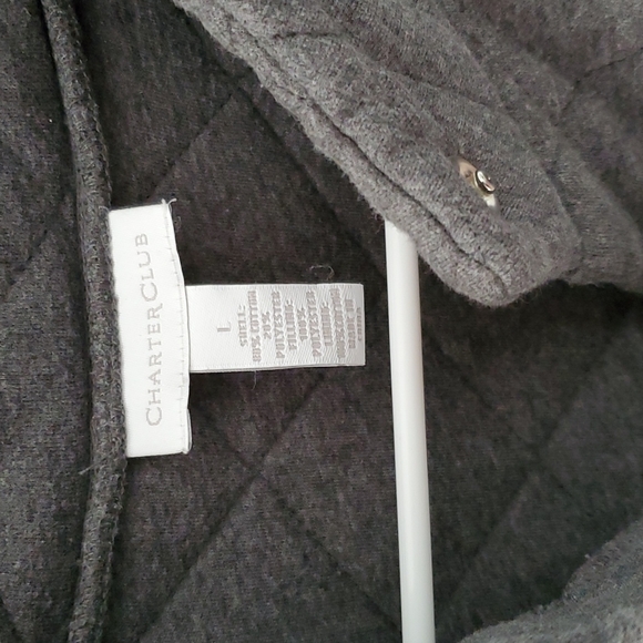 Grey quilted jacket - Picture 4 of 4